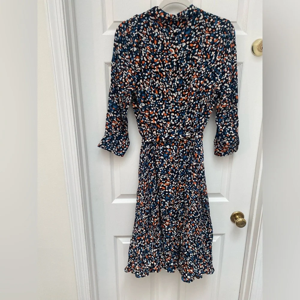Hobbs of London Multicolor Dots 3/4 Sleeve “Alex” Dress - Size 14